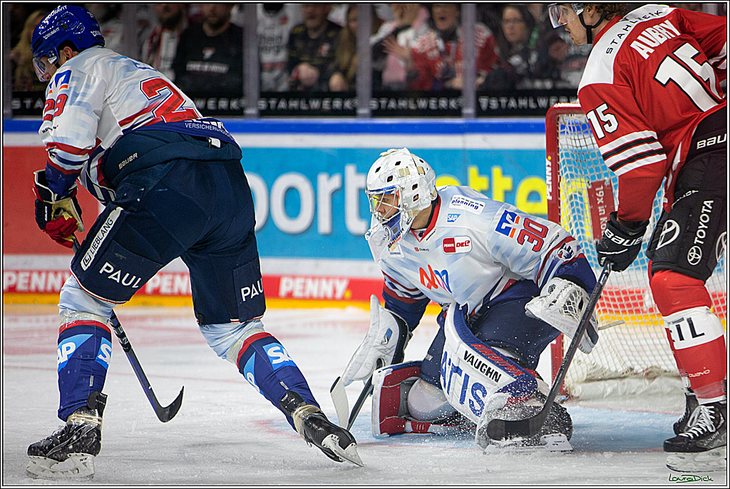 PENNY DEL; Koelner Haie-Adler Mannheim; Koeln, 21.03.2023